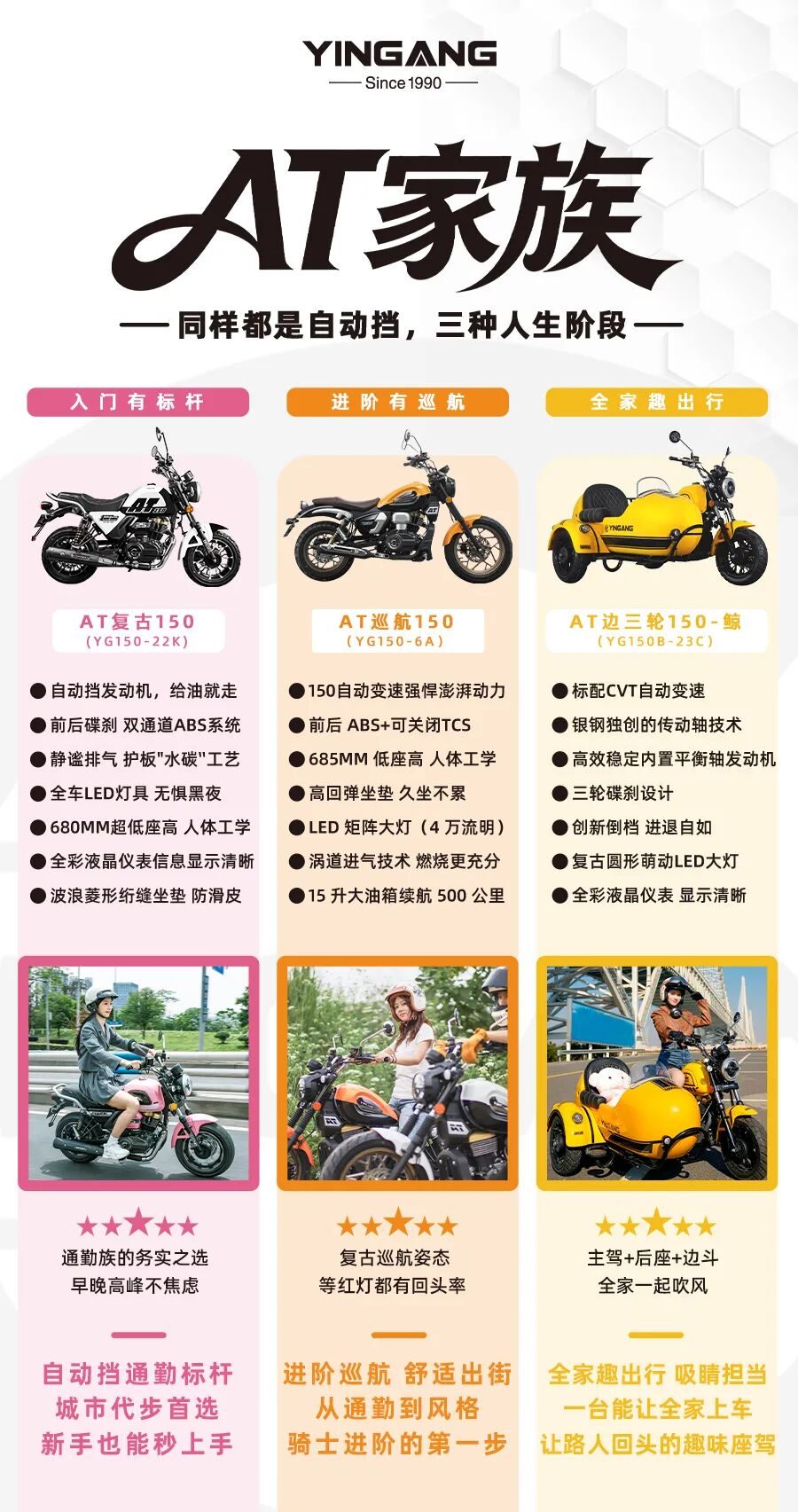 从通勤到全家,银钢 AT 自动挡全搞定!